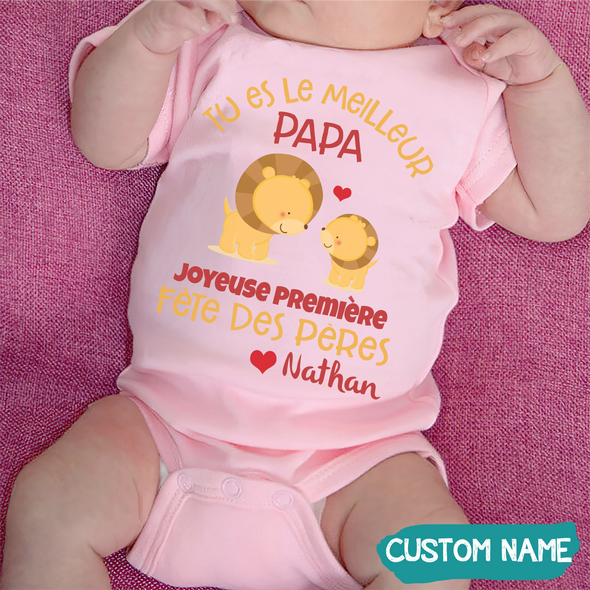Tu Fais Du Bon Travail Papa Baby Onesie - JD - TT120522