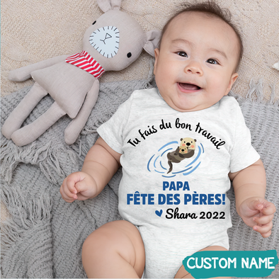 Tu Fais Du Bon Travail Baby Onesie - AD - TT2904225