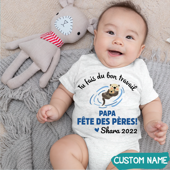 Tu Fais Du Bon Travail Baby Onesie - AD - TT2904225
