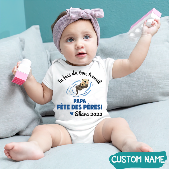 Tu Fais Du Bon Travail Baby Onesie - AD - TT2904225