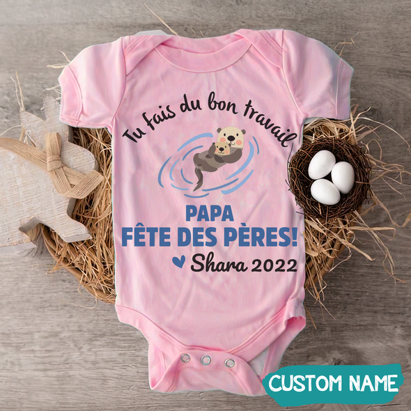 Tu Fais Du Bon Travail Baby Onesie - AD - TT2904225