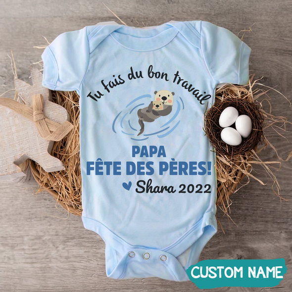 Tu Fais Du Bon Travail Baby Onesie - AD - TT2904225