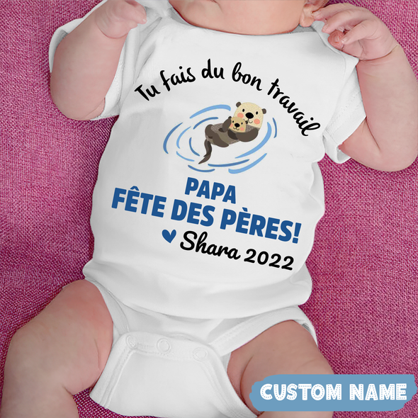 Tu Fais Du Bon Travail Baby Onesie - AD - TT2904225