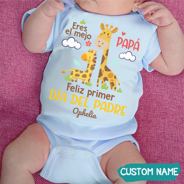 Feliz Primer Día Del Padre Baby Onesie - JD - TT3105224