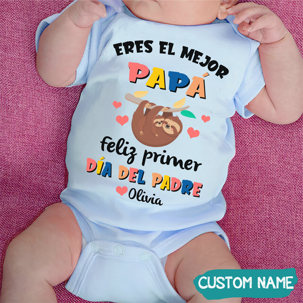 Feliz Primer Día Del Padre Baby Onesie - JD - TT3105225