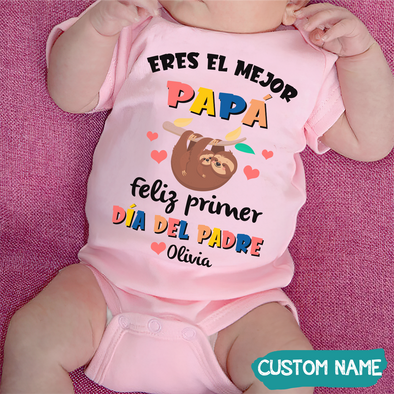 Feliz Primer Día Del Padre Baby Onesie - JD - TT3105225