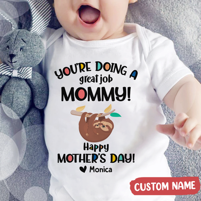 Gift For Mommy Happy Mother's Day Baby Onesie - AD - TT1404223