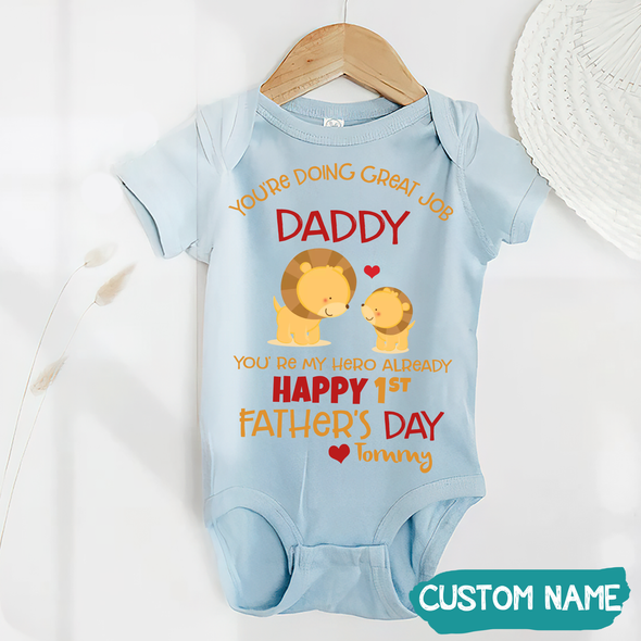 Gift For Father's Day My Hero Is You Onesie - JD - TT11052211
