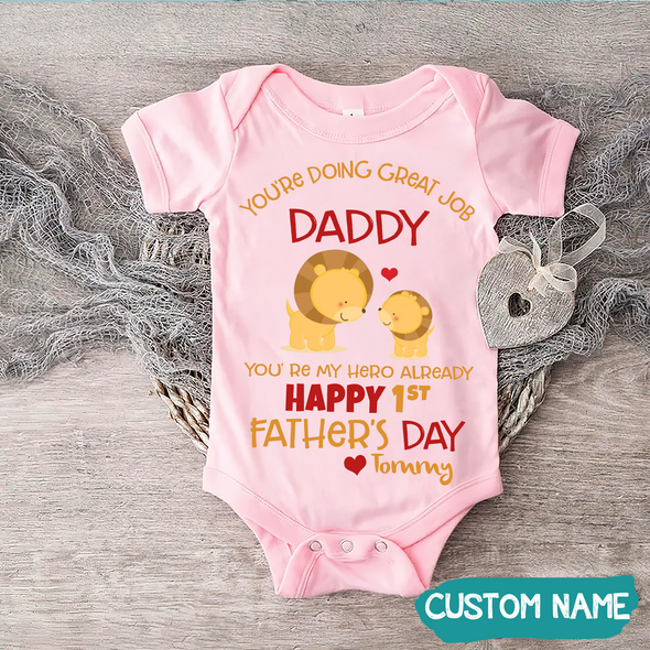 Gift For Father's Day My Hero Is You Onesie - JD - TT11052211