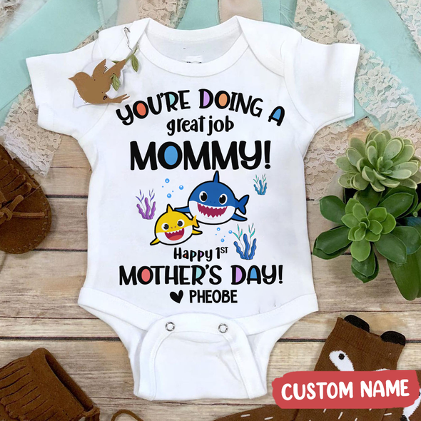 Gift For Mommy You Are Doing A Great Job Baby Onesie - AD - TT1604229