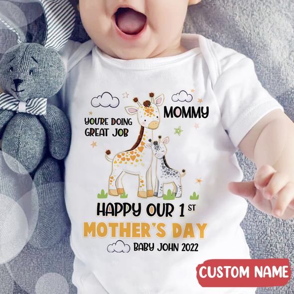 Gift For Mommy You're Doing Great Job Baby Onesie - MC - TT1904221
