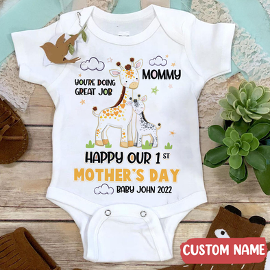 Gift For Mommy You're Doing Great Job Baby Onesie - MC - TT1904221