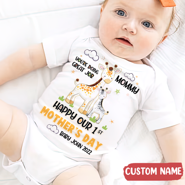 Gift For Mommy You're Doing Great Job Baby Onesie - MC - TT1904221
