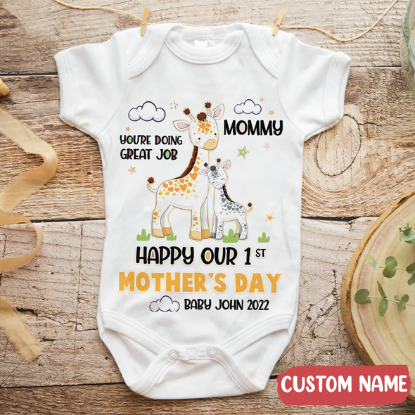 Gift For Mommy You're Doing Great Job Baby Onesie - MC - TT1904221