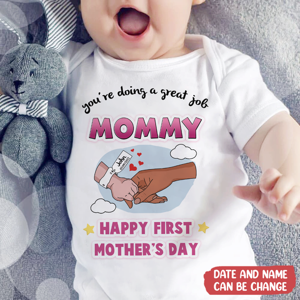 Gift For Mommy Happy First Mother's Day Baby Onesie - MC - TT1904223 2
