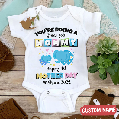 Gift For Mommy You're Doing A Great Job Baby Onesie - AD