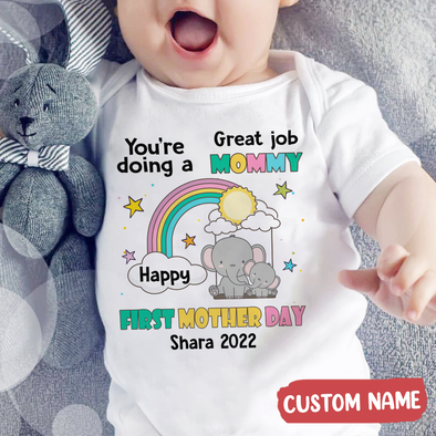 Gift For Mom Great Job Mommy Baby Onesie - AD - TT30032210