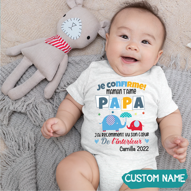 Cadeau Pour Bébé - Je Confirme - Onesie - JD - TT2605224