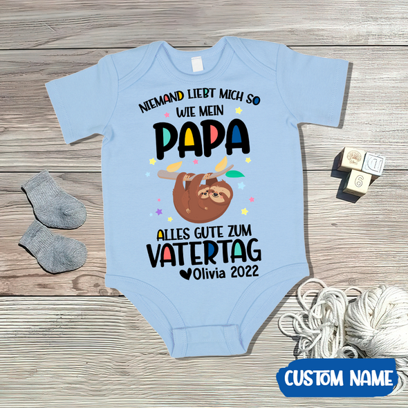 Niemand Liebt Mich So Wie Mein Papa Baby Onesie - AD - TT21042211