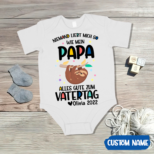 Niemand Liebt Mich So Wie Mein Papa Baby Onesie - AD - TT21042211