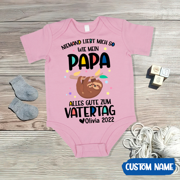 Niemand Liebt Mich So Wie Mein Papa Baby Onesie - AD - TT21042211