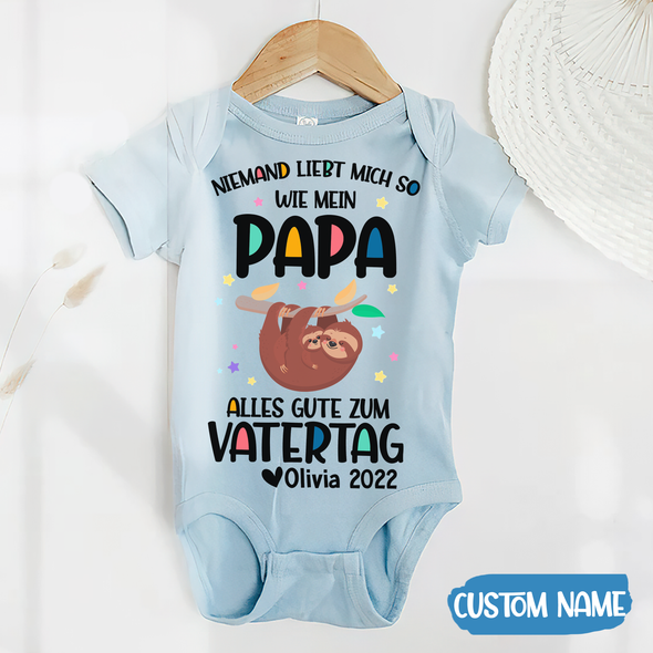 Niemand Liebt Mich So Wie Mein Papa Baby Onesie - AD - TT21042211