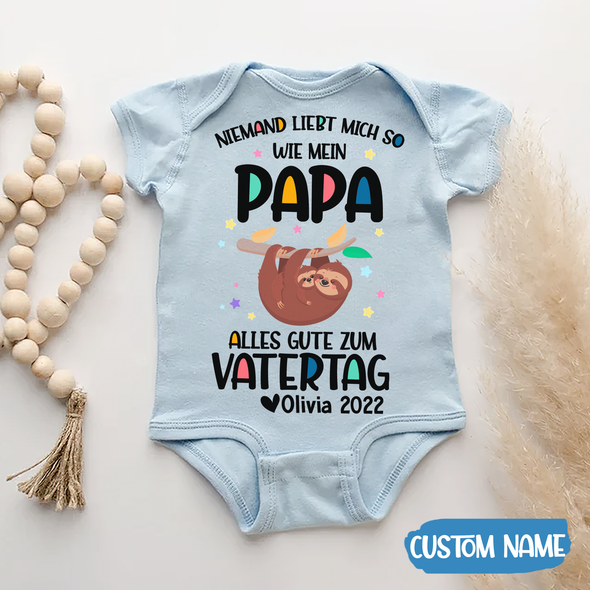 Niemand Liebt Mich So Wie Mein Papa Baby Onesie - AD - TT21042211
