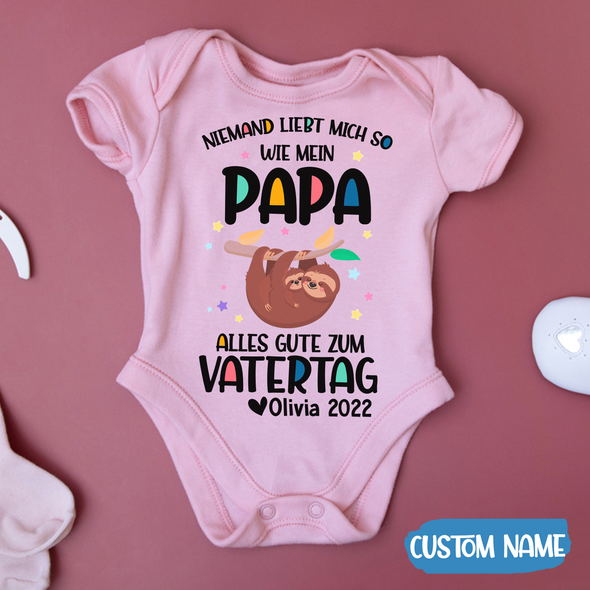 Niemand Liebt Mich So Wie Mein Papa Baby Onesie - AD - TT21042211