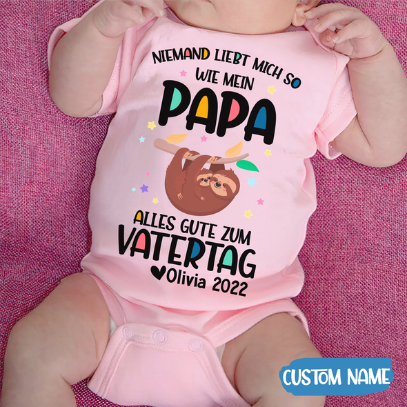 Niemand Liebt Mich So Wie Mein Papa Baby Onesie - AD - TT21042211