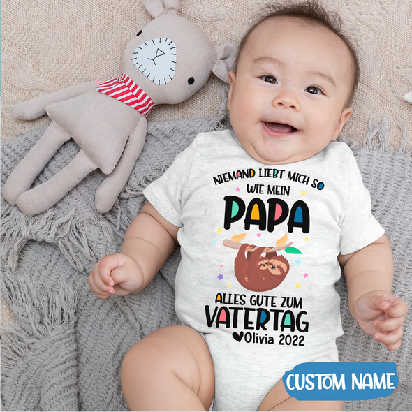 Niemand Liebt Mich So Wie Mein Papa Baby Onesie - AD - TT21042211