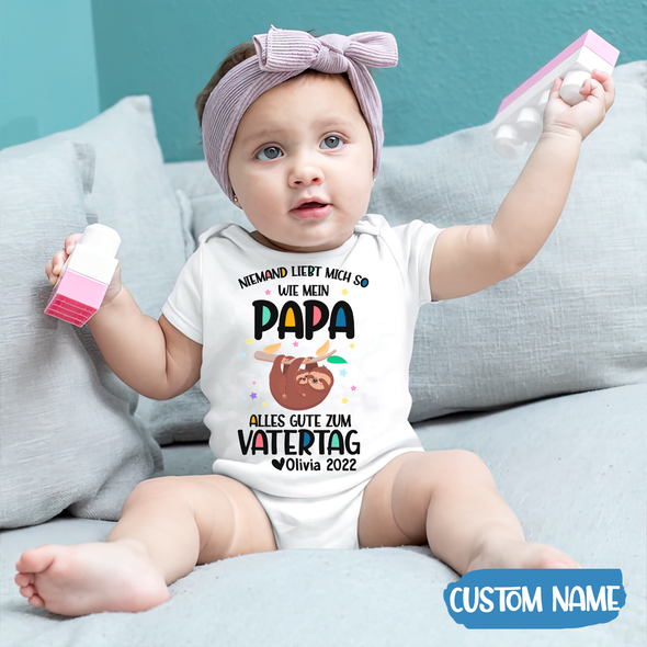 Niemand Liebt Mich So Wie Mein Papa Baby Onesie - AD - TT21042211