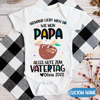 Niemand Liebt Mich So Wie Mein Papa Baby Onesie - AD - TT21042211