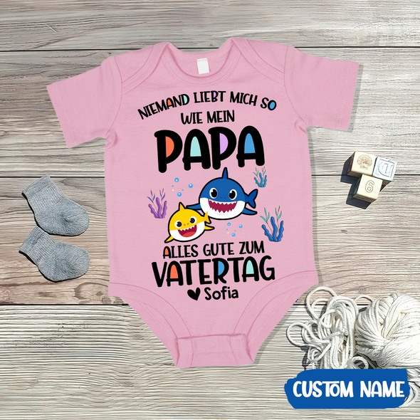 Geschenk für Papa Niemand Liebt Mich So Wie Mein Papa Baby Onesie - AD - TT2104228