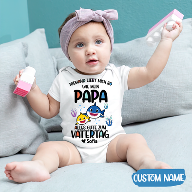 Geschenk für Papa Niemand Liebt Mich So Wie Mein Papa Baby Onesie - AD - TT2104228