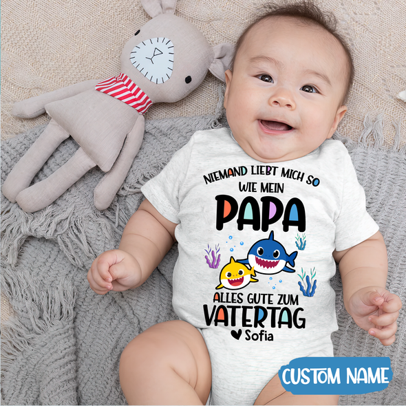 Geschenk für Papa Niemand Liebt Mich So Wie Mein Papa Baby Onesie - AD - TT2104228