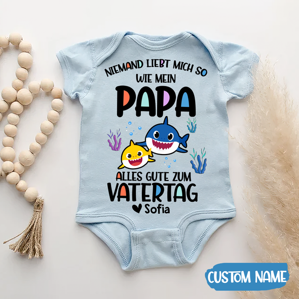 Geschenk für Papa Niemand Liebt Mich So Wie Mein Papa Baby Onesie - AD - TT2104228