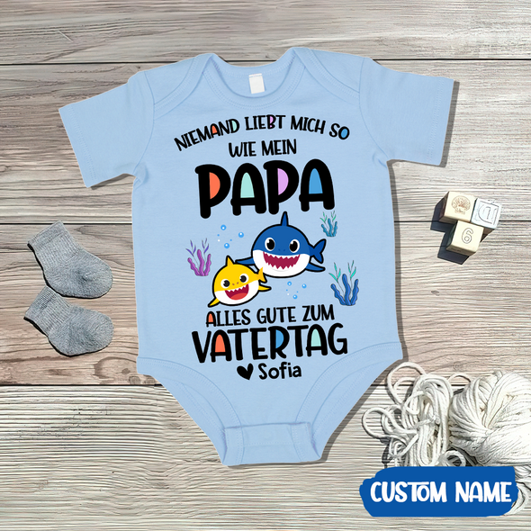 Geschenk für Papa Niemand Liebt Mich So Wie Mein Papa Baby Onesie - AD - TT2104228