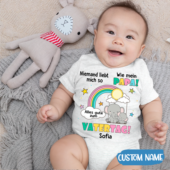 Niemand Liebt Mich So Wie Mein Papa Baby Onesie - AD - TT2104229 6