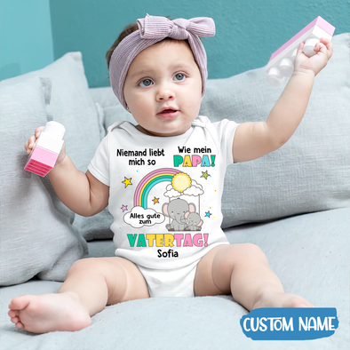 Niemand Liebt Mich So Wie Mein Papa Baby Onesie - AD - TT2104229 6