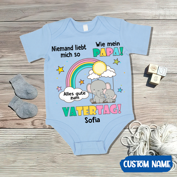 Niemand Liebt Mich So Wie Mein Papa Baby Onesie - AD - TT2104229 6