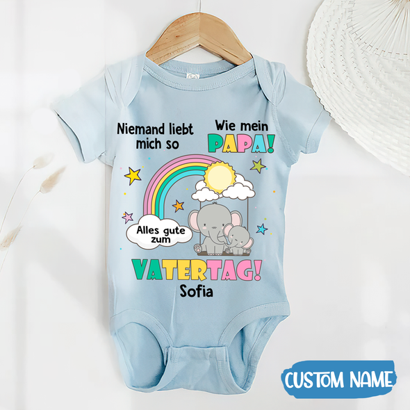 Niemand Liebt Mich So Wie Mein Papa Baby Onesie - AD - TT2104229 6