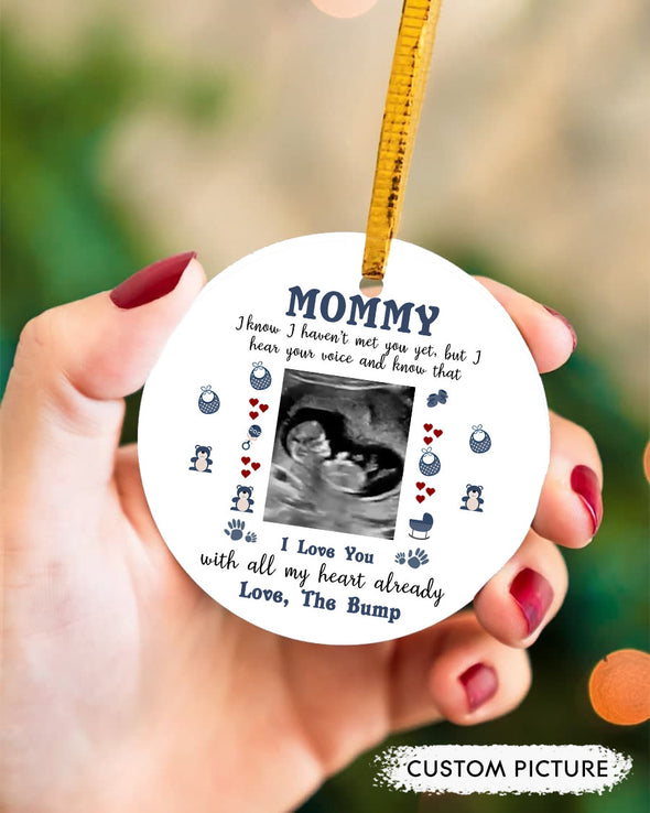 Personalized Gift For Future Mommy I Love You With All My Heart Already Ornament - PP - LT1811214