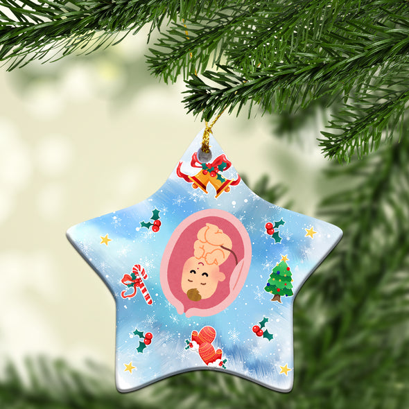 Gift For Future Mommy I Am So Excited To Meet You Ornament - MC - KT 2910213