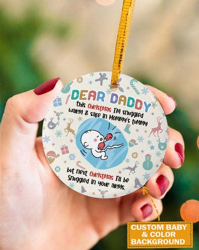 Gift For Future Daddy Merry Christmas Ornament - Kv - KT1510215