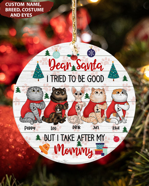 Gift For Cat Lover Meowy CatMas Ornament - Kv - KT1410212