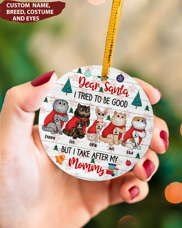 Gift For Cat Lover Meowy CatMas Ornament - Kv - KT1410212