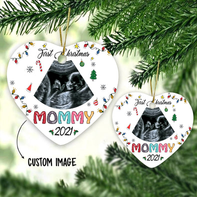 Personalized Gift For Future Mommy Ornament - Kv