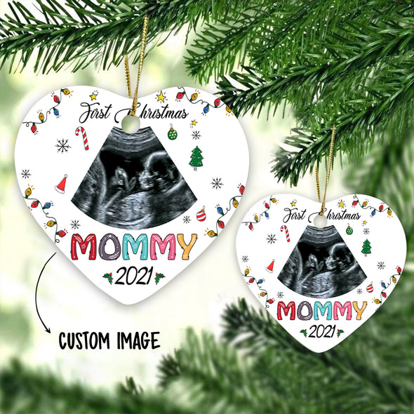 Personalized Gift For Future Mommy Ornament - Kv