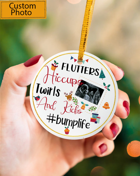 Personalized Gift For Future Mom Bumplife Ornament - Mc - KT1210216