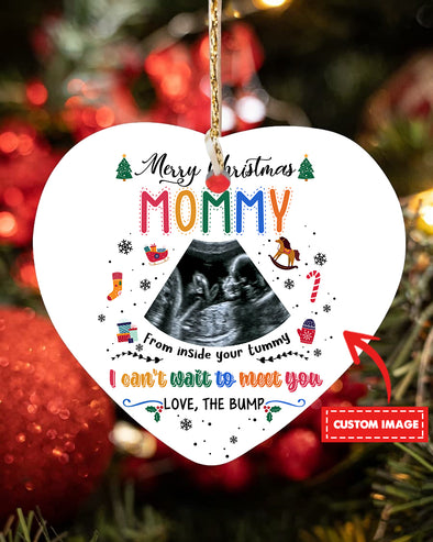 Gift For Future Mommy From Inside Your Tummy Ornament - pp - TA0810212